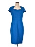 Grace Karin Solid Blue Cocktail Dress Size L - photo 1