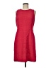 AKRIS Tweed Red Cocktail Dress Size 8 - photo 1