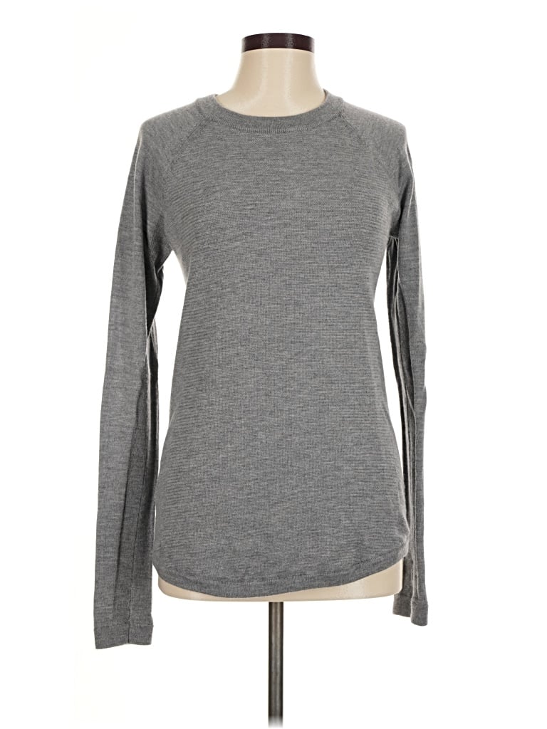 Pre-owned Lululemon Athletica Pullover Sweater In Gray