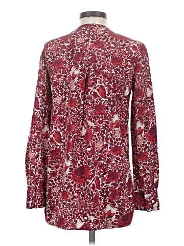Tory Burch Long Sleeve Silk Top (view 2)