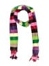 Unbranded Stripes Purple Pink Scarf One size - photo 1