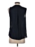 Banana Republic 100% Polyester Black Sleeveless Blouse Size S - photo 2