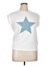 On Twelfth Stars White Sleeveless T-Shirt Size XL - photo 1