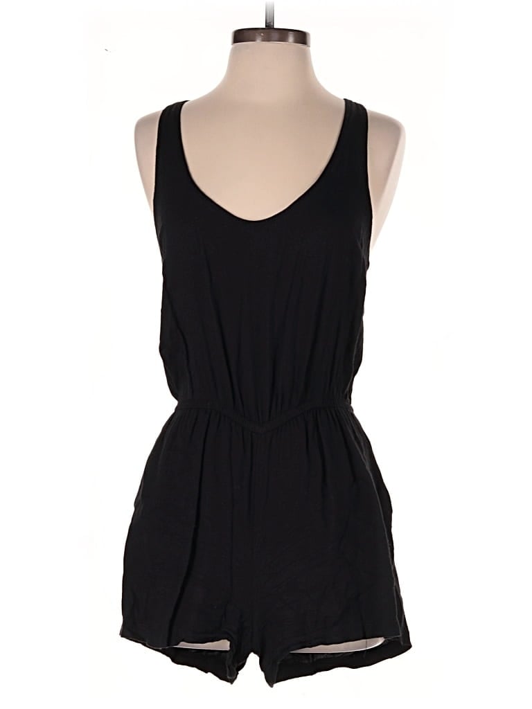 Pre-owned Aqua Romper In Black