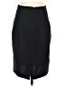 Theory Solid Black Wool Skirt Size 4 - photo 2