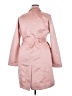 Just Fab 100% Polyester Pink Trenchcoat Size XXL - photo 2