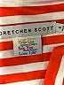 Gretchen Scott Designs Stripes Blue Casual Dress Size S - photo 7