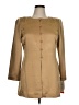 Liz Claiborne 100% Polyester Gold Ivory Coat Size 14 Petite - photo 1