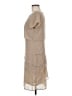 Unbranded 100% Polyester Solid Tan Cocktail Dress Size M - photo 5