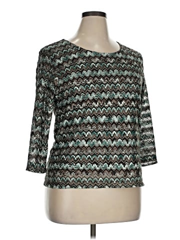 Coldwater Creek 3/4 Sleeve Top (view 1)