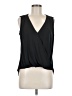 Veronica M. Black Sleeveless Blouse Size M - photo 1