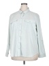 Eddie Bauer Solid Teal Long Sleeve Blouse Size XXL - photo 1