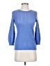Talbots Chevron-herringbone Blue Pullover Sweater Size P (petite) - photo 1