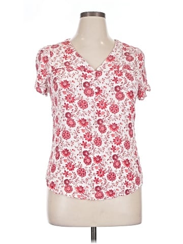 Skies Are Blue Short Sleeve Blouse (view 1)