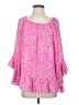 Vince Camuto 100% Polyester Pink 3/4 Sleeve Blouse Size S - photo 1