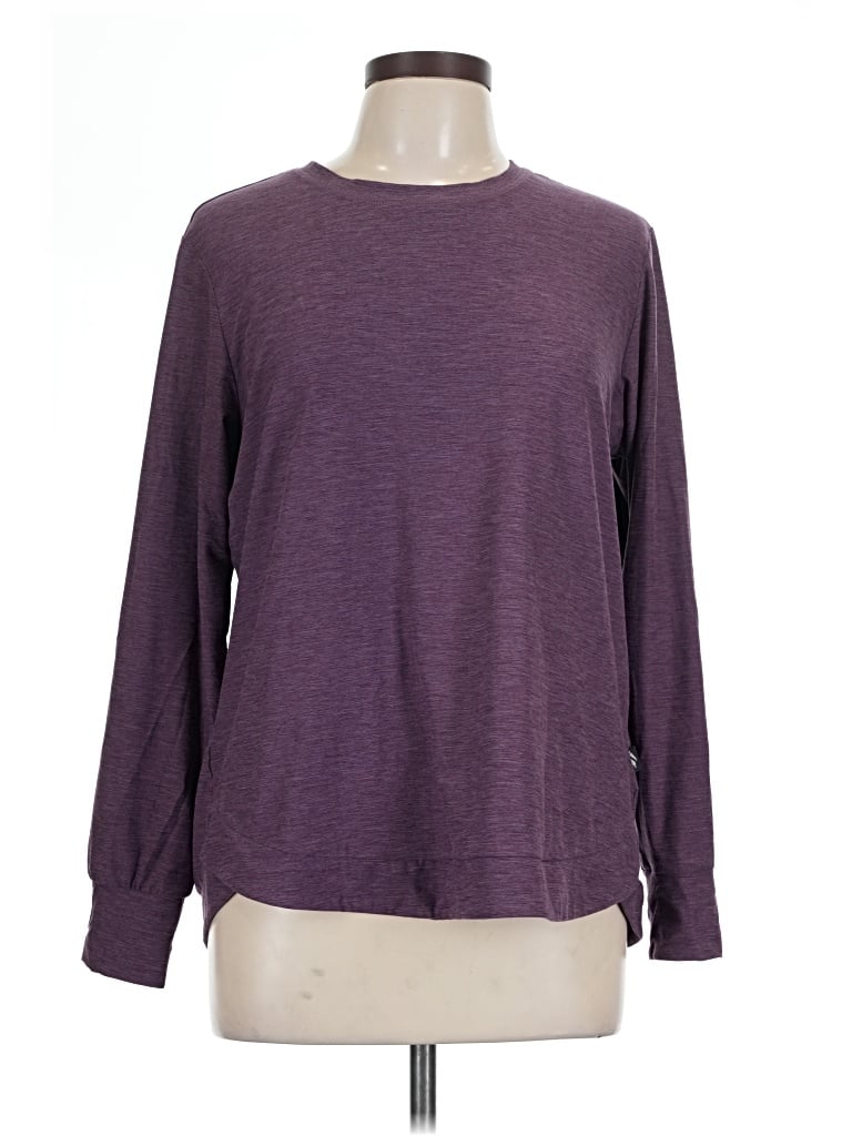 Pre-owned Skechers Long Sleeve T-shirt In Purple