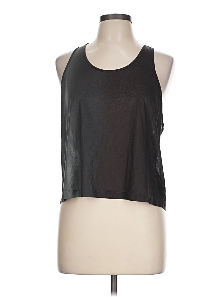 Pre-owned Athleta Sleeveless T-shirt In Black