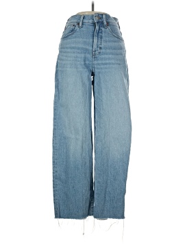 Madewell The Perfect Vintage Wide-Leg Crop Jean in Altoona Wash: Raw-Hem Edition