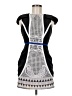 Mustard Seed Graphic Black Cocktail Dress Size M - photo 1