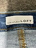 Ann Taylor LOFT Stripes Blue Jeans Size 28 waist - photo 4