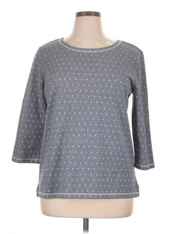 T by Talbots 3/4 Sleeve Top (view 1)