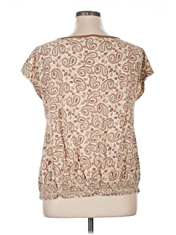 Lauren by Ralph Lauren Short Sleeve Blouse (view 2)