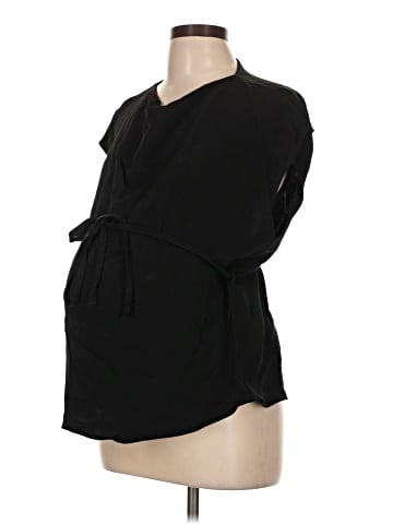 Massimo Dutti Short Sleeve Blouse (view 1)