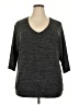 Torrid Gray 3/4 Sleeve Top Size 2X Plus (2) - photo 1