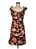 Shein Floral Orange Cocktail Dress Size 8 - 10 - photo 1