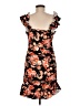 Shein Floral Orange Cocktail Dress Size 8 - 10 - photo 2
