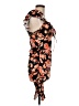 Shein Floral Orange Cocktail Dress Size 8 - 10 - photo 4