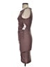 Leith Solid Brown Casual Dress Size XS - photo 5