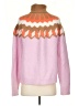J.Crew Chevron-herringbone Pink Pullover Sweater Size S - photo 2