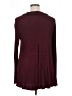 Deletta Burgundy Long Sleeve Top Size XL - photo 2
