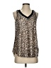 ChicMe Brown Sleeveless Blouse Size S - photo 1