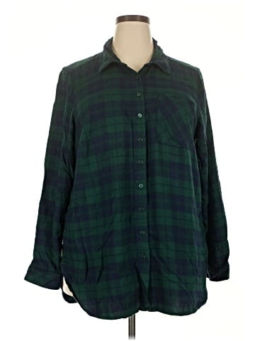 Torrid Long Sleeve Button-Down Shirt (view 1)