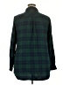 Torrid Plaid Green Long Sleeve Button-Down Shirt Size 2X Plus (2) - photo 2