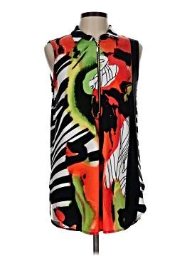 Frank Lyman Design Sleeveless Button Down Shirt