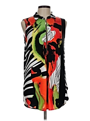 Frank Lyman Design Sleeveless Button-Down Shirt (view 1)