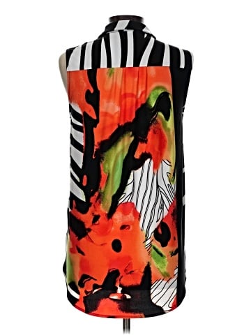 Frank Lyman Design Sleeveless Button-Down Shirt (view 2)