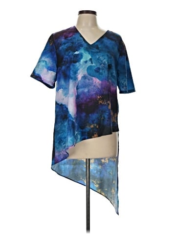 DKNY Short Sleeve Blouse (view 1)