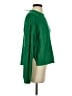 Mixed 100% Cotton Solid Green Pullover Sweater Size S - photo 4