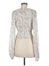 Free People 100% Polyester Ivory Long Sleeve Blouse Size S - photo 2
