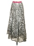Assorted Brands Metallic Silver Formal Skirt Size S - photo 1