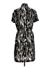 Connected Apparel Print Black Casual Dress Size 12 - photo 2