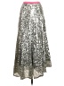 Assorted Brands Metallic Silver Formal Skirt Size S - photo 2