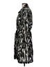 Connected Apparel Print Black Casual Dress Size 12 - photo 5