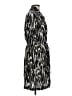 Connected Apparel Print Black Casual Dress Size 12 - photo 4