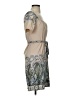 BCBGMAXAZRIA Paisley Tan Casual Dress Size S - photo 4