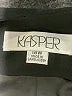 Kasper 100% Polyester Houndstooth Black Jacket Size 18 - photo 6